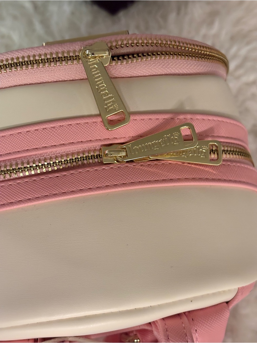 Loungefly Disney Princess Floral Mini Backpack - Pink & Cream - Picture 7 of 7